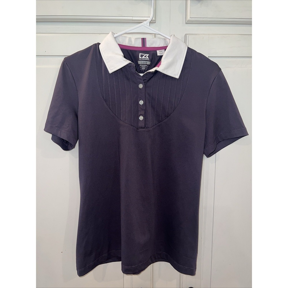 Cutter & Buck Women's Golf/Tennis Polo Purple Size‎ Medium